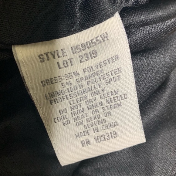 LAURA PLUS Maxi Occasional/Cocktail Gown With Plunging Beaded Neckline Black 16W - Picture 10 of 11